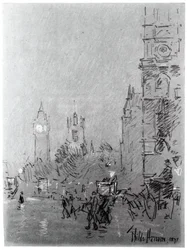 Londýn, večer, 1897.