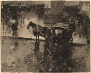 Up-Tide on the Avenue, pravděpodobně 1890.