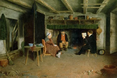 Návštěva duchovního (panel)