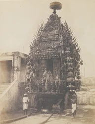 Juggernaut Car, Madras, 50. léta 19. století.