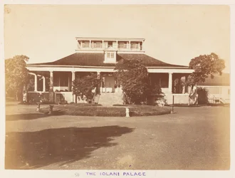 Pacifická stanice v HMS Triumph - fotografie 50, palác Iolani. Honolulu.