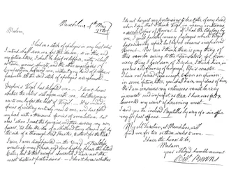 Dopis Roberta Burnse paní Dunlopové z Haddingtonu, 1788 1865.