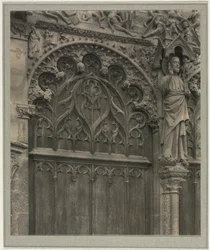 Bourges Cathedral: Crypt Under Nave, c. 1900.