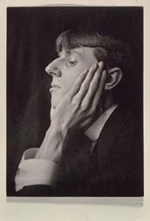 Portrét Aubrey Beardsley (1872-98) od Fredericka Evanse (1853-1943) (sépiová fotografie)