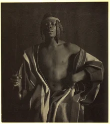 Etiopský náčelník, 1897, vytištěno kolem roku 1902