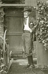 Portrét Edwarda Carpentera kolem roku 1905