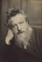 Portrét Williama Morrise 1834-1896.