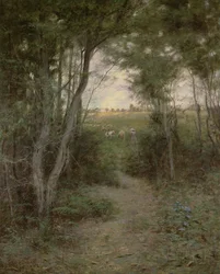 Bush poblíž Heidelbergu, Melbourne, 1898