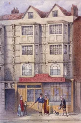 Aldersgate Street, Londýn, c1850