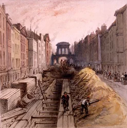 Fleet Street, Londýn, 1845