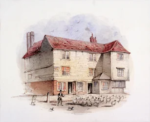 Islington Green, Londýn, c1840