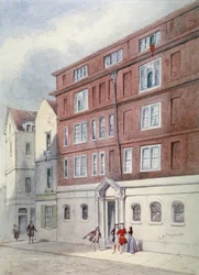 Rezidence Titus Oates, Oat Lane, City of London, 1845.