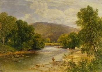 Bettys Y Coed, Severní Wales (olej na plátně)