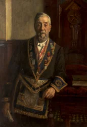 Portrét Henryho Leese Hollingwortha (olej na plátně)