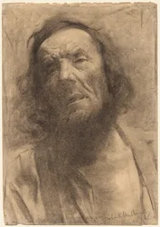 Hlava muže, 1884.