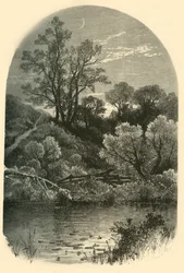 „Banks of the Housatonic, at Pittsfield“, 1874.