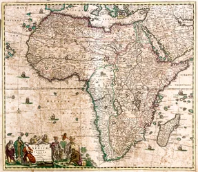 Mapa Afriky (lept
