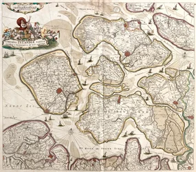 Mapa hraběte z Zelande (Nizozemsko) (lept