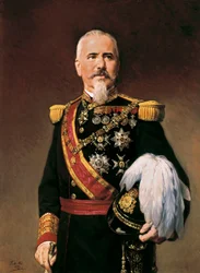 Portrét Arsenio Martinez Campos Anton (1831-1900), španělský politik a voják, kolem roku 1880 (olej na plátně)
