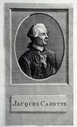 Portrét autora Jacques Cazotte 1720-1792