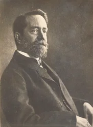 Felix Klein v Paříži (černobílá fotografie)