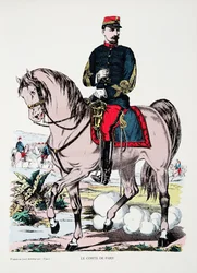 Hrabě z Paříže, z Dějin třetí republiky, sv. I, Politické dějiny, nakl. 1933 (barevné lito)