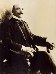 Portrét Josepha Caillauxe (1836-1944), francouzského politika.