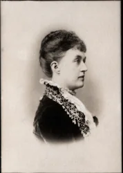 Portrét princezny Adelheid Marie z Anhalt Dessau (1833-1916), velkovévodkyně lucemburské.