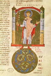 Prorok, z Bible Saint-Andre aux-Bois