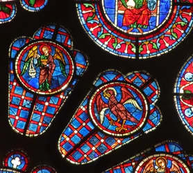 Cenící anděl a St Johns orel (w122)