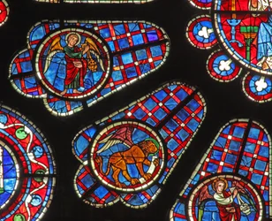 Cenící anděl a lev St Marks (w122)