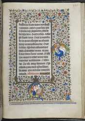 Přidat Ms 18850 f.286r Book of Hours (The Bedford Hours) c.1410-30 (inkoust, barva a zlato na pergamenu)