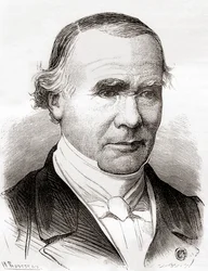 Alfred-Armand-Louis-Marie Velpeau, z „Les Merveilles de la Science“, publikované kolem roku 1870 (litho)