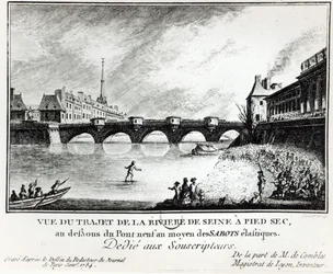 Pokus o procházku přes Seinu, 1784