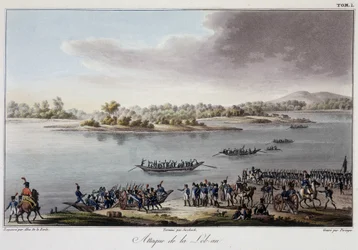 Útok Lobau v roce 1809 - v „Historické shrnutí války mezi Francií a Rakouskem v roce 1809“