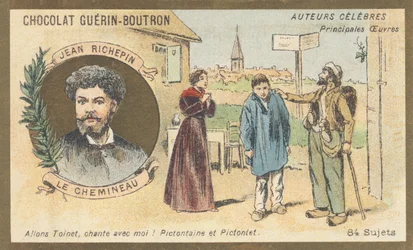 Auguste-Jules Richepin dit Jean Richepin (1849-1926), francouzský básník, prozaik a dramatik, autor „Le chemineau“, drama o pěti jednáních (1897)