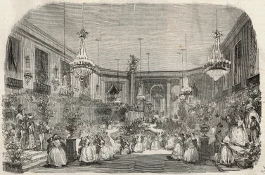 Bal dává hotelu Lambert na Ile Saint Louis, 2 rue Saint Louis en l