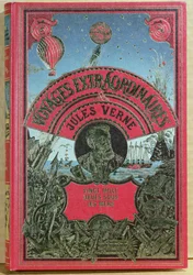 Obal knihy 20 000 mil pod mořem od Julese Verna (1828-1905) 1870