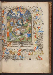 Kniha hodin, Přidat MS 32454 f.32r, Francie