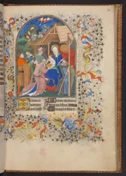 Kniha hodin, Přidat MS 32454 f.35r, Francie