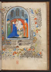 Kniha hodin, Přidat MS 32454 f.38r, Francie