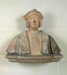 Busta kancléře Antoina Duprata (1463-1535) (terakota)