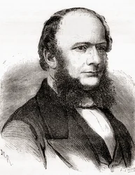 Charles William Siemens, z The Wonders of Science, publikoval kolem roku 1870 (rytina)