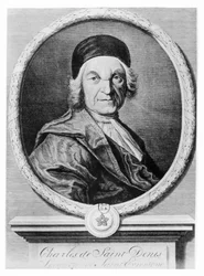 Charles de Saint-Évremond (rytina)