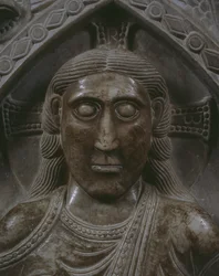 Kristus v majestátu, detail obličeje (mramor) (viz také 162694)