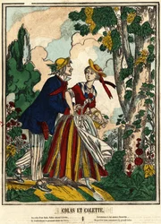 Colas a Colette. Obrázek Epinal