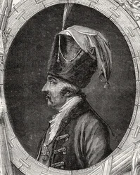 Hrabě Dagobert Seigmund von Wurmser, z „Histoire de la Revolution Francaise“ od Louise Blanca (1811-82)