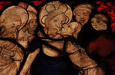 Zobrazující detail z Betrayal od Jidáše Betrayal, původně z Church of Betton, Britanny