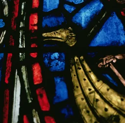 Detail z jednoho z oken