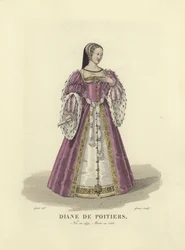 Diane de Poitiers, oblíbenkyně francouzského krále Jindřicha II